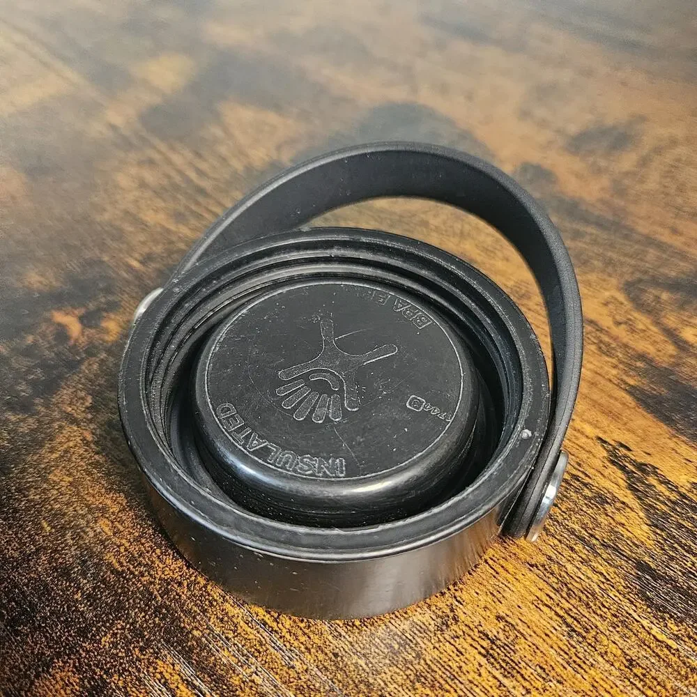 Hydro Flask 32 oz Wide Mouth Water Bottle Black Insulated Stainless Flex Cap